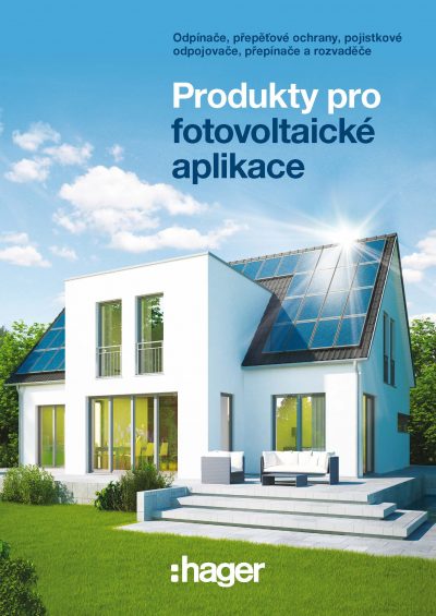 Katalog HAGER - produkty pro fotovoltaické aplikace