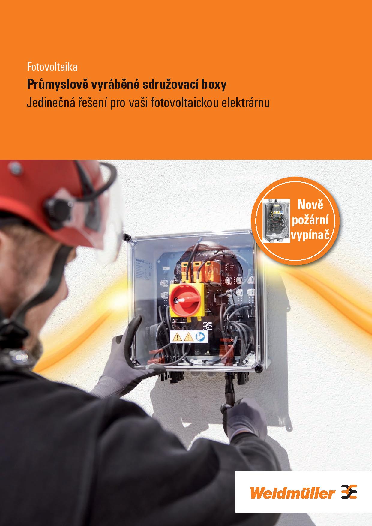 Průmyslově vyráběné sdružovací boxy DC Weidmüller